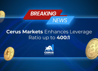Cerus Markets Announces 400:1 Leverage Update