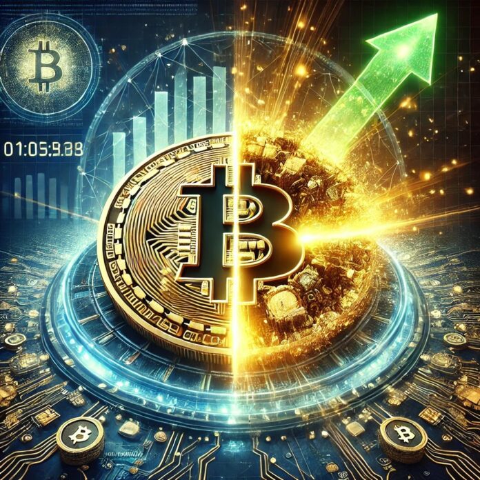 DALL·E-2025-02-18-14.47.05-A-visually-striking-and-futuristic-image-representing-Bitcoins-halving-cycle-and-its-untapped-potential.-Show-a-massive-golden-Bitcoin-coin-splitting.jpg
