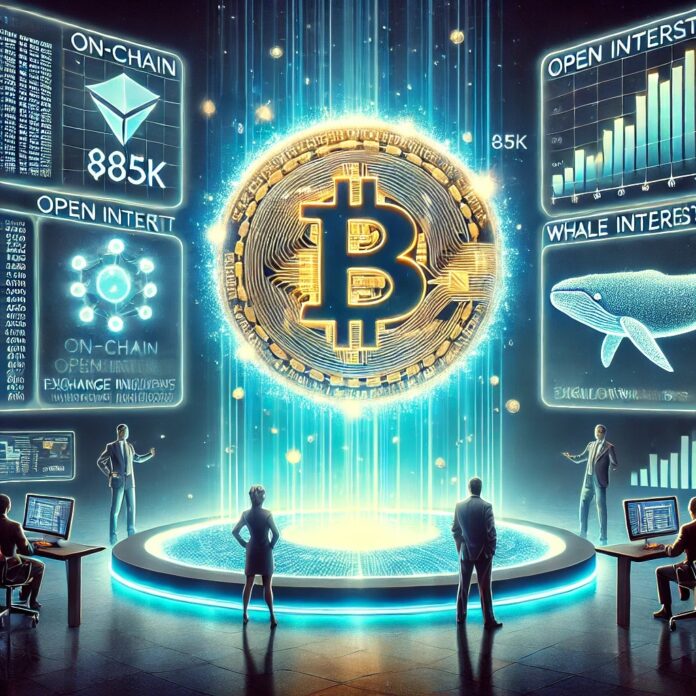 DALL·E-2025-03-25-16.05.42-A-futuristic-digital-illustration-showing-Bitcoin-holding-above-85K-while-key-metrics-determine-its-next-move.-A-large-glowing-Bitcoin-hovers-above-a.jpg