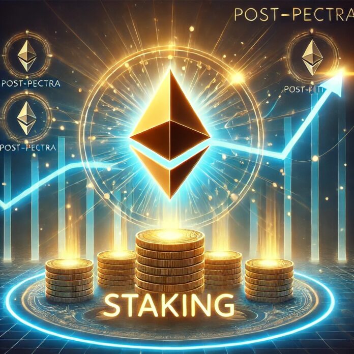 DALL·E-2025-05-07-17.47.47-A-symbolic-and-modern-digital-illustration-showing-a-surge-in-Ethereum-staking-following-the-Pectra-upgrade-suggesting-a-potential-bullish-breakout.-.jpg