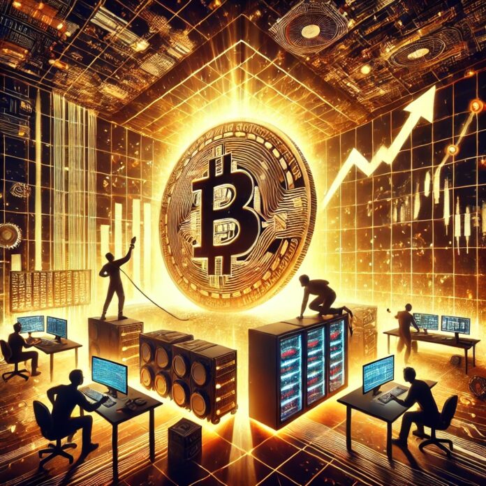 DALL·E-2025-07-11-17.17.06-A-creative-and-symbolic-square-image-inspired-by-the-article-Bitcoin-Breaks-Records_-What-Miners-and-Leverage-Traders-Are-Doing-Behind-the-Scenes.-T.jpg