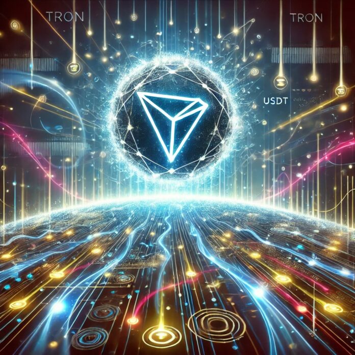 DALL·E-2025-08-14-17.10.10-A-creative-and-conceptual-illustration-representing-TRON-blockchain-surpassing-11.1-billion-transactions-with-USDT-activity-driving-its-growth.-A-glo.jpg
