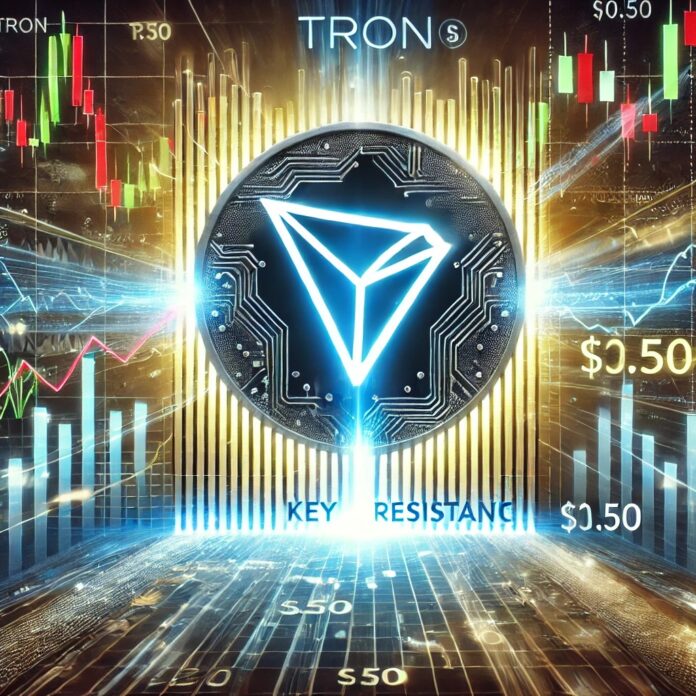 DALL·E-2025-08-29-15.15.50-A-symbolic-and-dynamic-illustration-showing-TRON-TRX-facing-key-resistance-with-a-potential-breakout-target-of-0.50.-The-image-features-the-TRON-lo.jpg