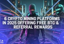 6 Crypto Mining Platforms in 2025 Offering Free BTC & Referral Rewards