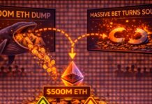 Hyperunit Whale Dumps $500M In Ethereum As Massive Crypto Bet Turns Sour