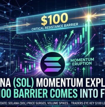 Solana (SOL) Momentum Explodes as $100 Barrier Comes Into Focus