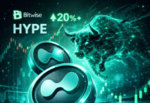 Bitwise Bullish on Hyperliquid: HYPE Labeled ‘Undervalued’ As It Rallies 20%