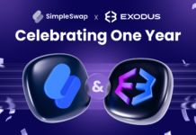 SimpleSwap Marks a Year Inside Exodus Wallet, Ships Five Partner Updates With No Integration Changes