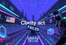 Senate Blocks $2.3T Crypto CLARITY Act in 49-50 Vote, Bitcoin Slides Fast Below $76K