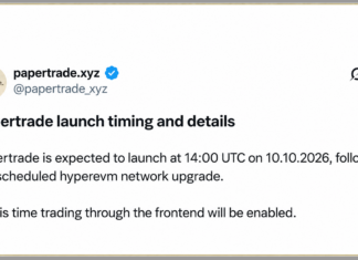 Papertrade Perp DEX Pulls in $118M in 24 Hours With 1,000x Leverage – Bitcoin News