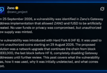 Zano Says Over $200M in Illicit Tokens Led to 30-Day Blockchain Rewind – Bitcoin News